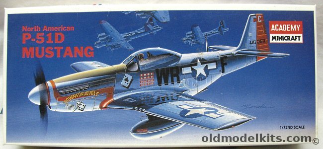 Academy 1/72 North American P-51D Mustang - Lt Col Gordon Graham 'Down For Double' 355th FG 8th USAAF, 2132 plastic model kit
